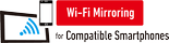 Wi-Fi Mirroring for Compatible Smartphones