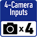 4-Camera nputs